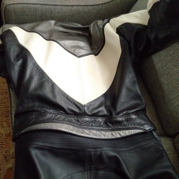 Leather Motorcycle suit - 2*piece EU SZ 54 - Picture 5 of 7